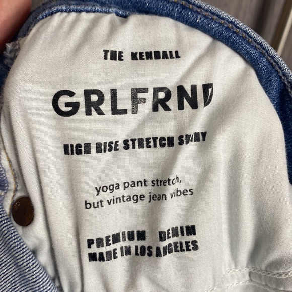 GRLFRND The Kendall High Rise Stretch Skinny Jean - Picture 6 of 9